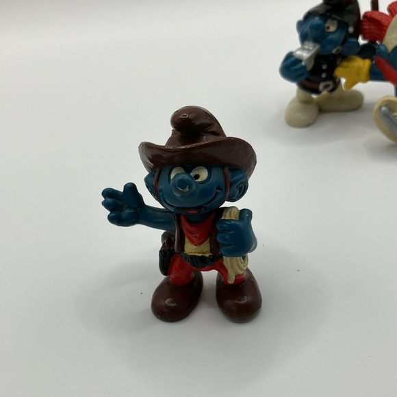 Vintage 80-90’s Smurf Mini Sculpture Collectible Decorations - Picture 8 of 16